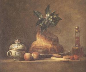 Jean Baptiste Simeon Chardin The Brioche (mk05) France oil painting art